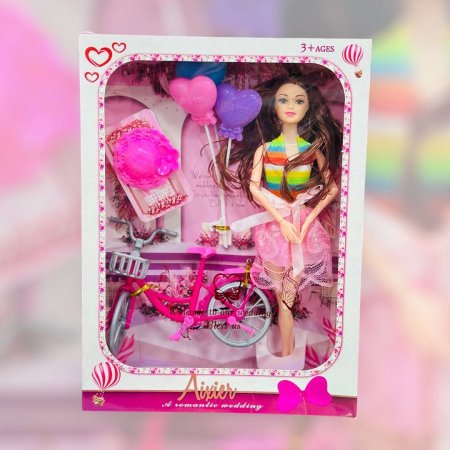 لعبة باربي 💐 Avier – Wedding Day Doll Set